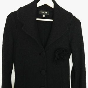 Black Sweater Coat